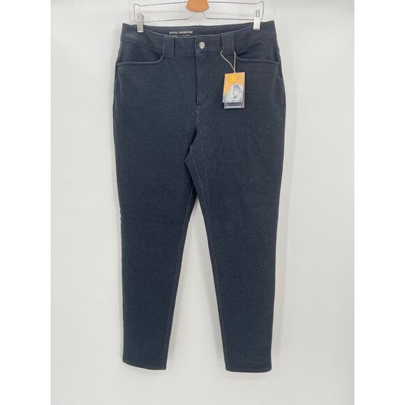 NWT Royal Robbins Women's Basalt Adventure Pants Sz 14 Jet Black UPF 50+ Hiking - Picture 1 of 8
